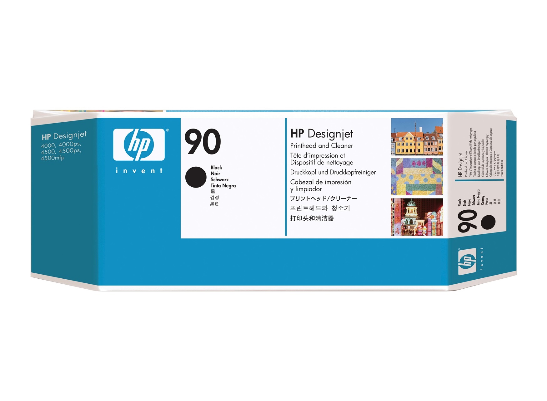 HP 90 Black DesignJet Printhead / Printhead Cleaner C5054A
