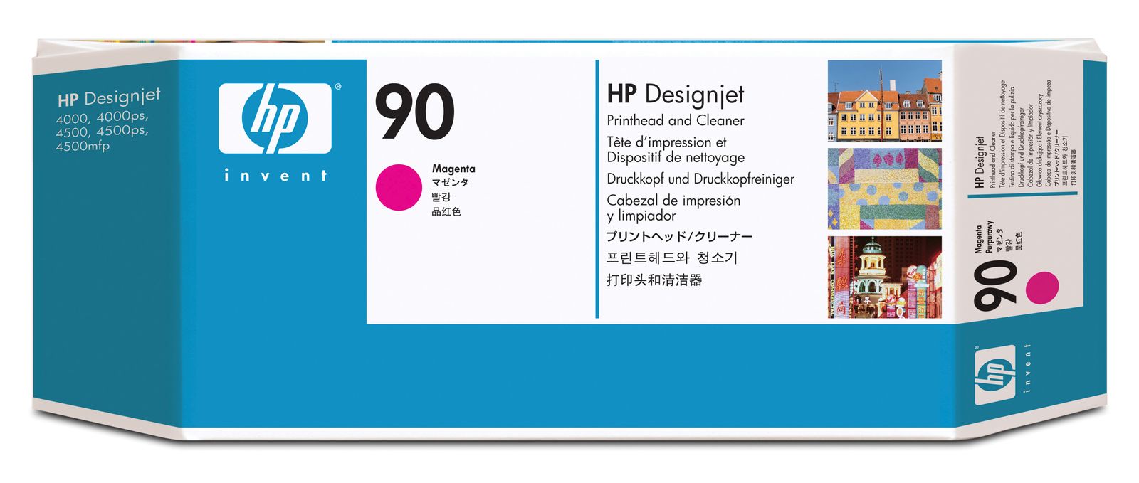 HP 90 Magenta DesignJet Printhead / Printhead Cleaner C5056A

