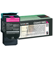 Lexmark C544X1MG Extra High Capacity Return Program Magenta Toner Cartridge, 4K Page Yield