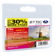 Jet Tec BCI-6 Magenta 30% Extra Ink Cartridge, 17ml