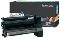 Lexmark C782X1CG Return Program Cyan Toner Cartridge, 15K Page Yield