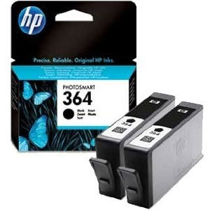 HP 364 Standard Yield Twin Black Ink Cartridge - CB316E