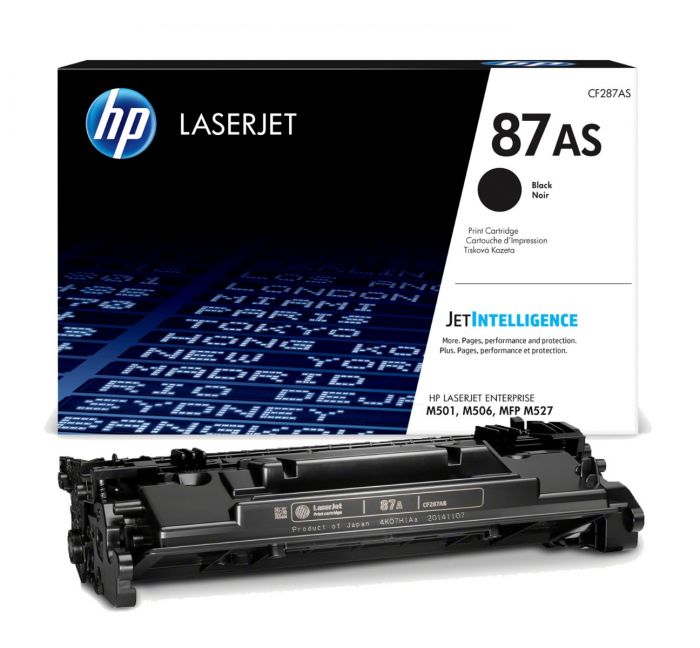 HP 87AS Standard Capacity Black Toner Cartridge - CF287AS