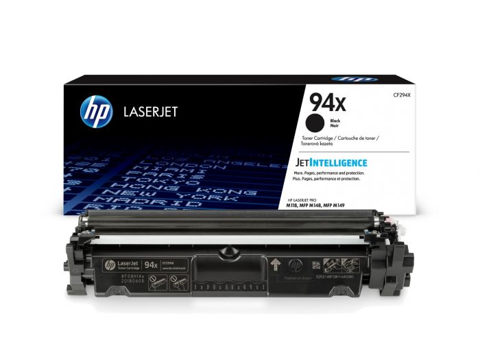 HP 94X High Capacity Black Toner Cartridge - CF294X