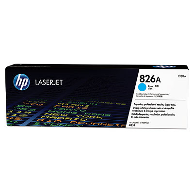 HP 826A Cyan Toner Cartridge, 31.5K Page Yield