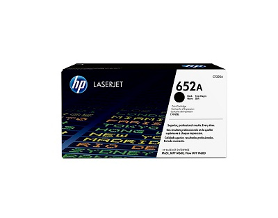 HP 652A Black Toner Cartridge, 11.5K Page Yield