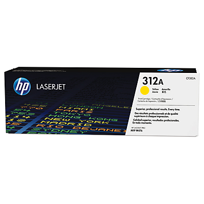 HP 312A Yellow Toner Cartridge, 2.7K Page Yield