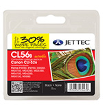 Jet Tec CLI-526 Black Ink Cartridge, 11ml