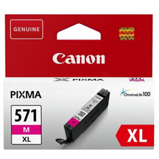 Canon 571XL High Capacity Magenta Ink Cartridge - CLI 571XL M, 11ml