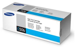 Samsung Standard Capacity CLT C506S Cyan Laser Toner Cartridge, 1.5K Page Yield