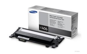 Samsung CLT K406S Black Laser Toner Cartridge, 1.5K Page Yield
