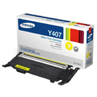 Samsung CLT Y4072S Yellow Toner Cartridge, 1K Page Yield