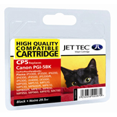 Jet Tec PGI-5 Black Ink Cartridge, 29.5ml