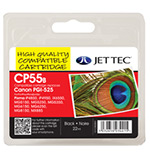 Jet Tec PGI-525 Black Ink Cartridge, 22ml