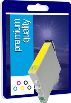 Premium Compatible T0614 Yellow Ink Cartridge, 18ml