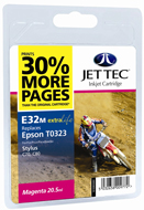 Jet Tec ( Made in the UK) Magenta Ink Cartridge for T032340, 20.5ml