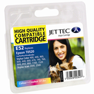 Jet Tec ( Made in the UK) E52 Tri Color Ink Cartridge for S020089 & S020191