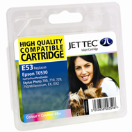 Jet Tec ( Made in the UK) E53 Colour Ink Cartridge for S020110 & S020193