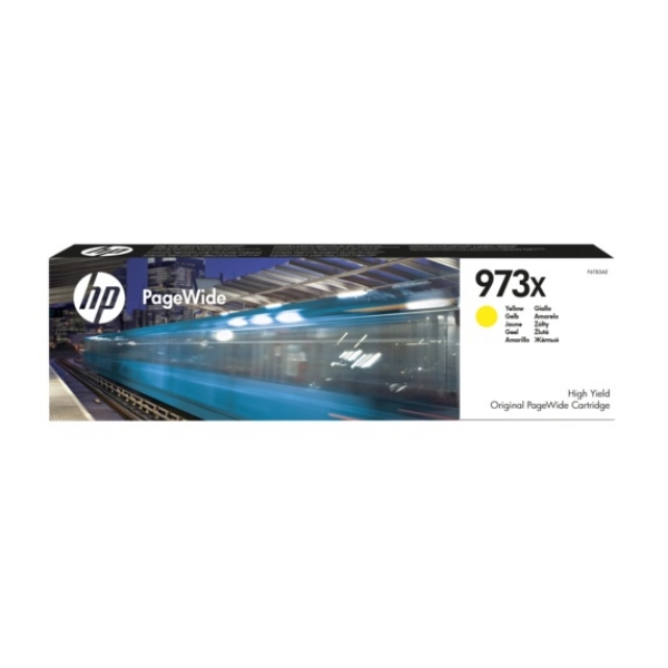 HP 973X High Capacity Yellow Ink Cartridge - F6T83AE