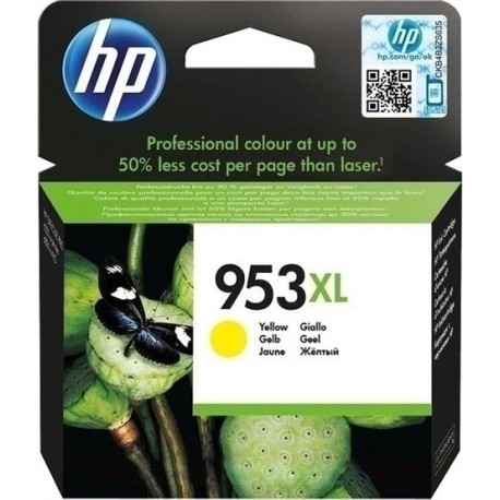 Yellow HP 953XL Ink Cartridge (F6U18AE) Printer Cartridge