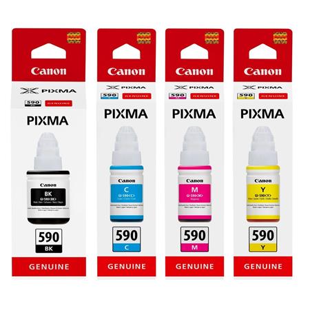 Canon GI-590 Multipack Ink Bottle - 1603C001, 1604C001, 1605C001, 1606C001