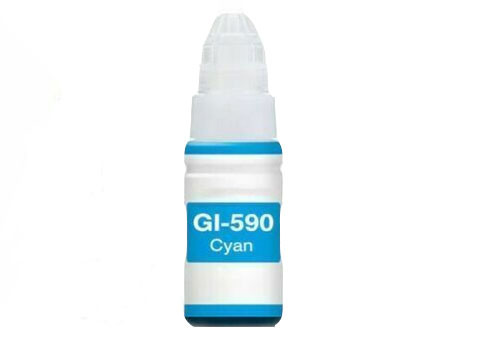 Compatible Cyan Canon GI-590 Ink Bottle - 1604C001