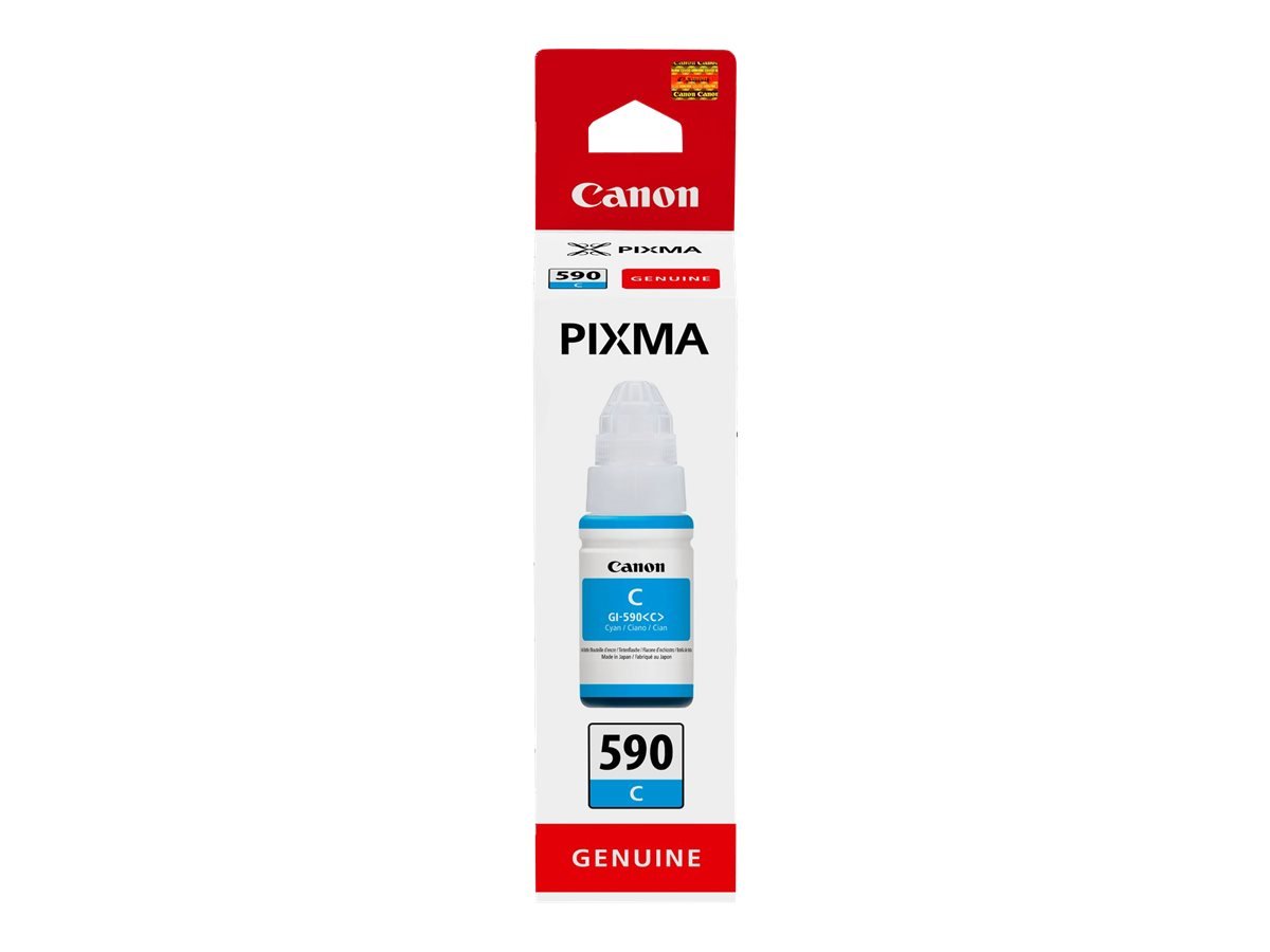 Cyan Canon GI-590 Ink Bottle - 1604C001