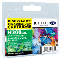 Replacement 300XL Black Ink Cartridge (Alternative to HP No CC641E), 18ml