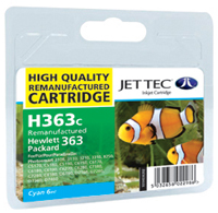 Replacement Cyan Ink Cartridge (Alternative to HP No 363, C8771E)