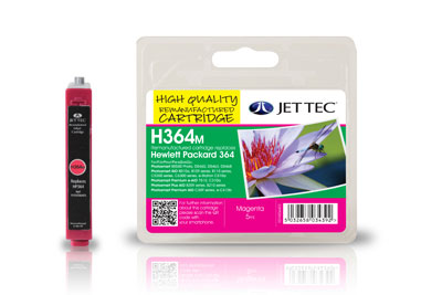 Jettec Replacement Magenta Ink Cartridge (Alternative to HP No 364, CB319E)