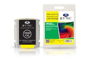 Jettec Replacement High Yield Yellow Ink Cartridge (Alternative to HP No 940XL, C4909A)