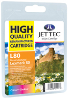 Replacement Colour Ink Cartridge (Alternative to Lexmark No 80, 12A1980E)