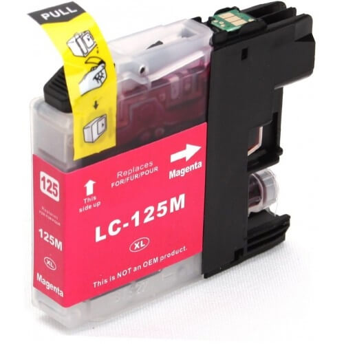 Compatible Premium LC1240M Magenta Ink Cartridge, 19ml