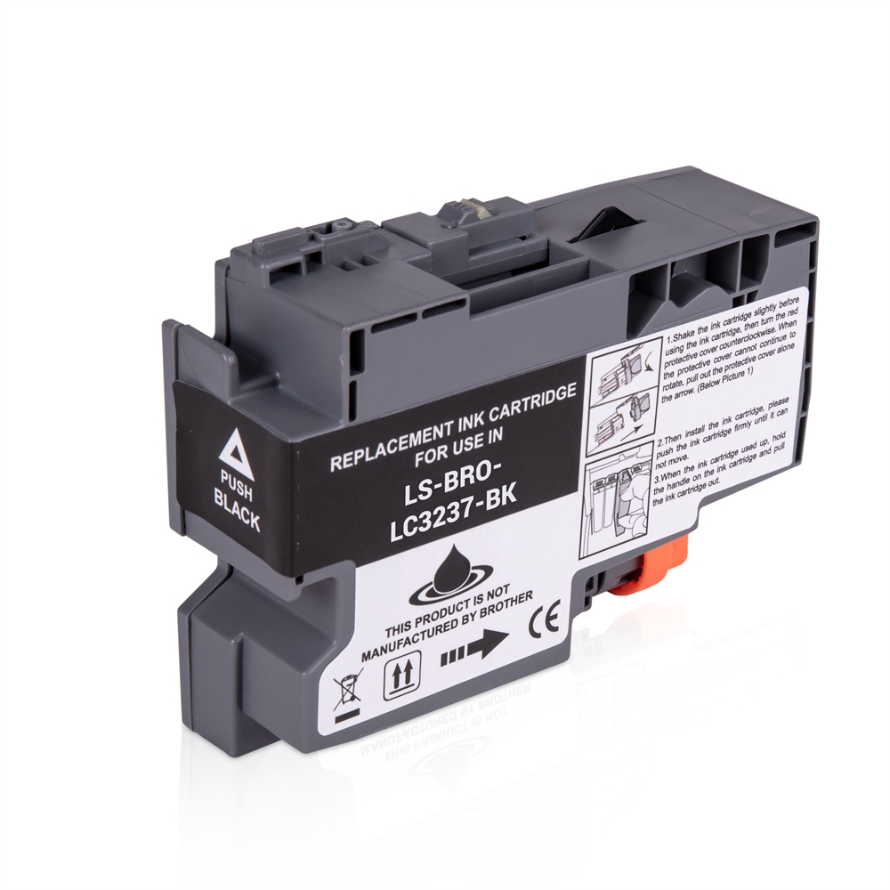 Brother LC3237BK Black Ink Cartridge, Compatible LC-3237BK Inkjet Printer Cartridge