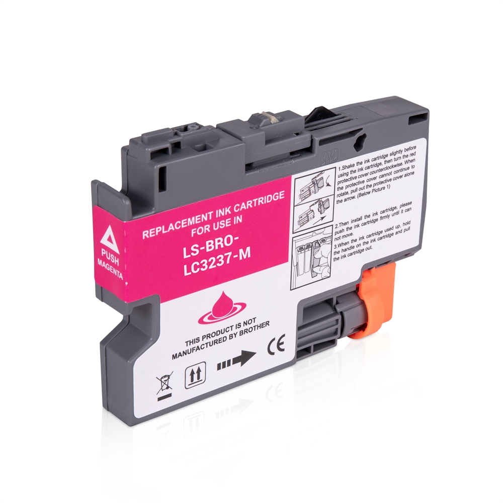 Brother LC3237M Magenta Ink Cartridge, Compatible LC-3237M Inkjet Printer Cartridge