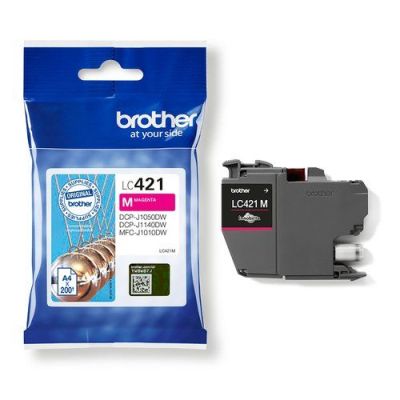 Brother Magenta Ink Cartridge, LC-421M