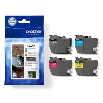 Brother LC422VAL Multipack CMYK Ink Cartridges