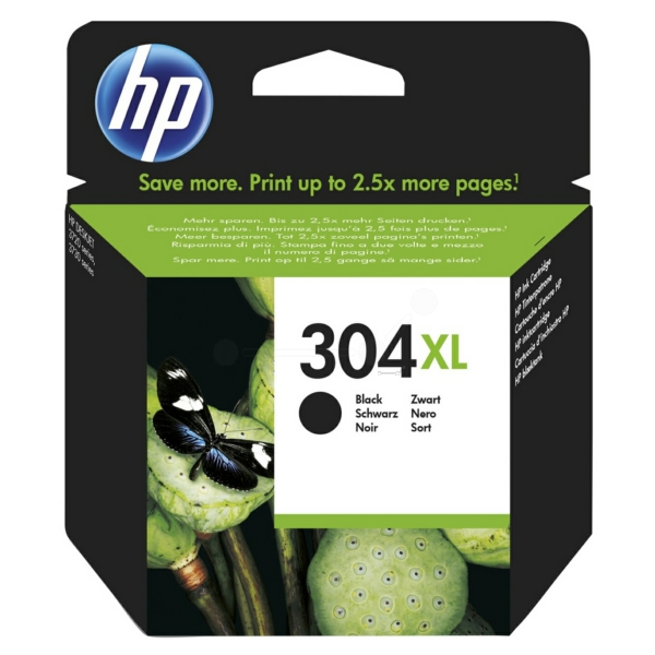 High Capacity Black HP 304XL Ink Cartridge N9K08AE