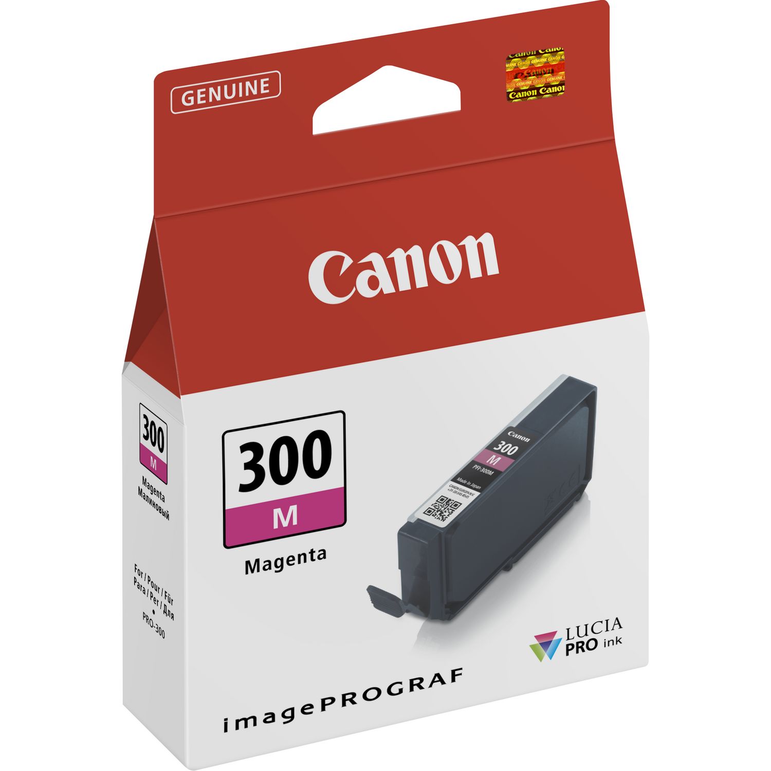Canon PFI 300M Magenta Ink Cartridge, 4195C001