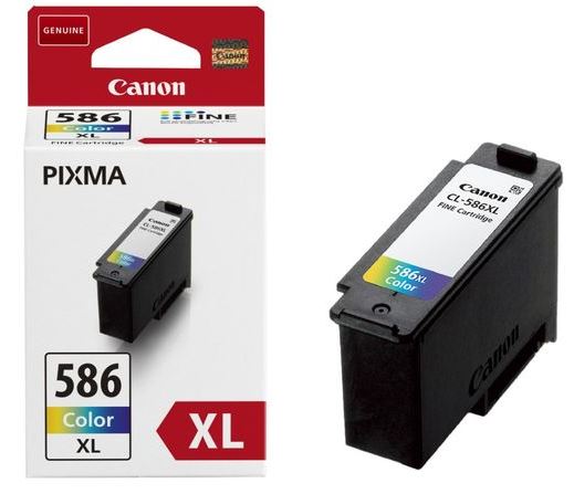 Canon PG585XL CL586XL High Capacity Black and Color Ink Cartridges