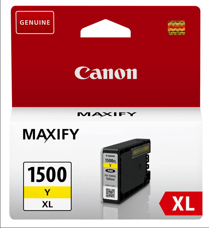 Canon DRHD XL Yellow Ink Cartridge - PGI-1500XL Y