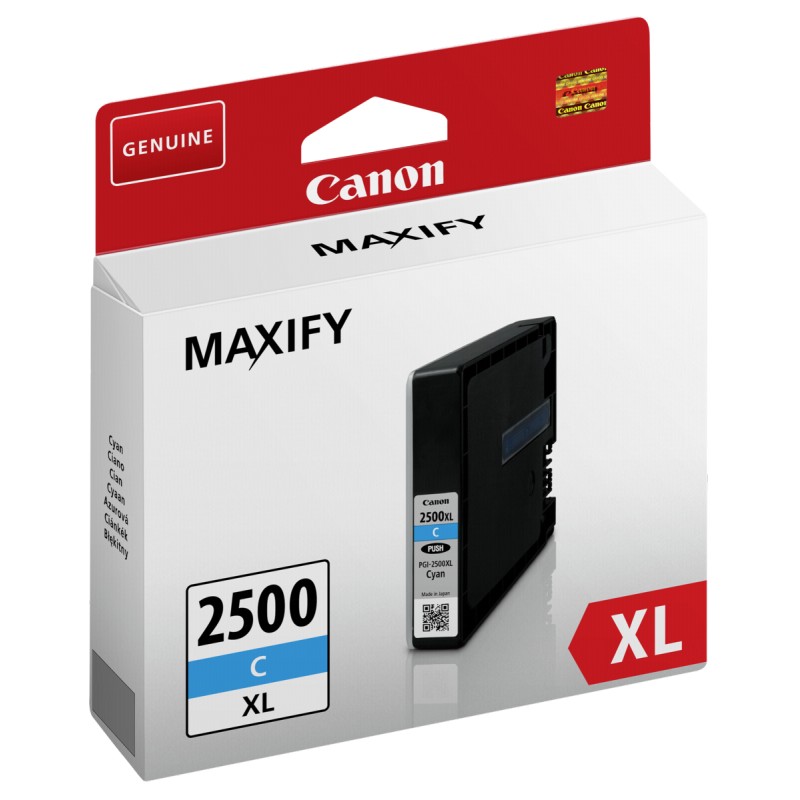 Canon DRHD XL Cyan Ink Cartridge - PGI-2500XL C