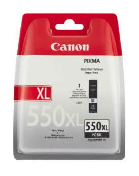 Canon 550XL High Capacity Black Ink Cartridge - PGI 550 PGBK, 22ml