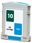 Replacement Premium Cyan Ink Cartridge (Alternative to HP No 10, C4841A)