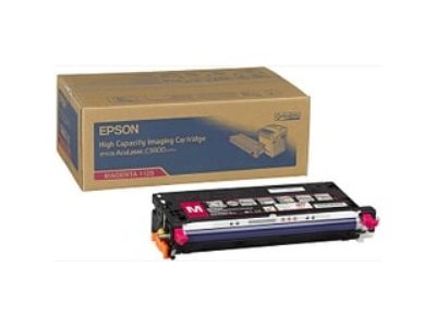 Epson C13S051125 High Capacity Magenta Toner Cartridge, 9K