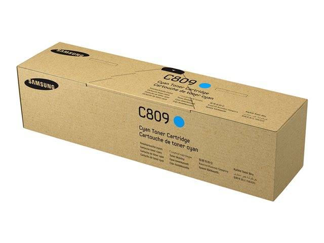 Cyan Samsung C809 Toner Cartridge - CLT-C809S, 15K Page Yield