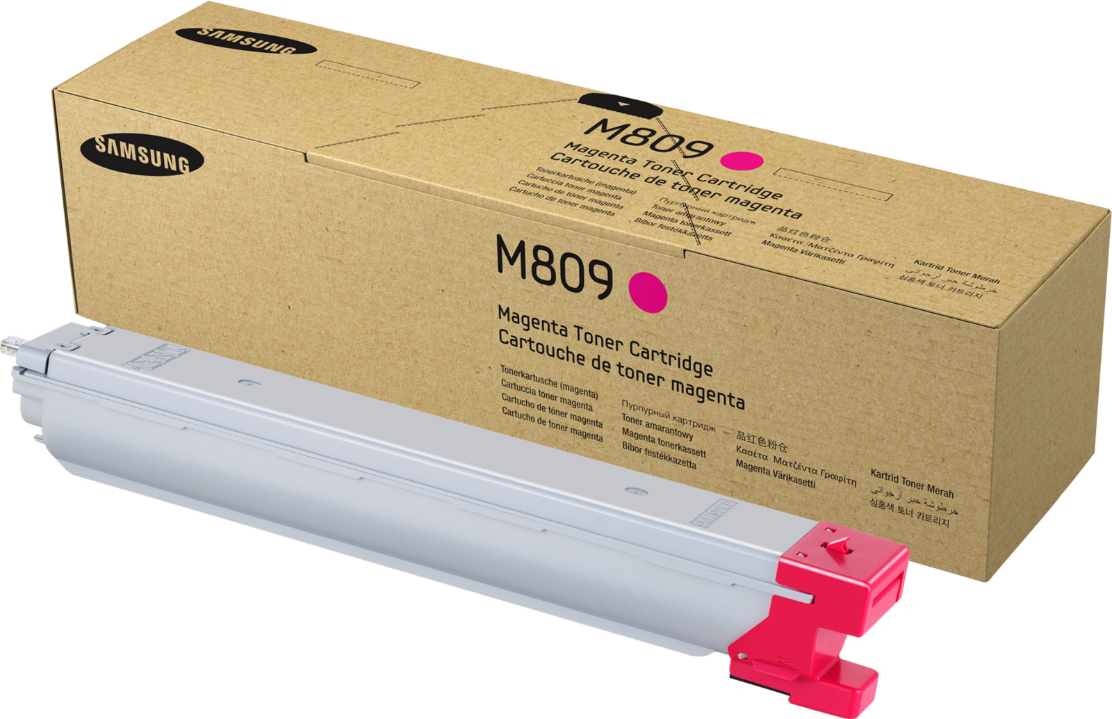 Magenta Samsung M809 Toner Cartridge - CLT-M809S, 15K Page Yield