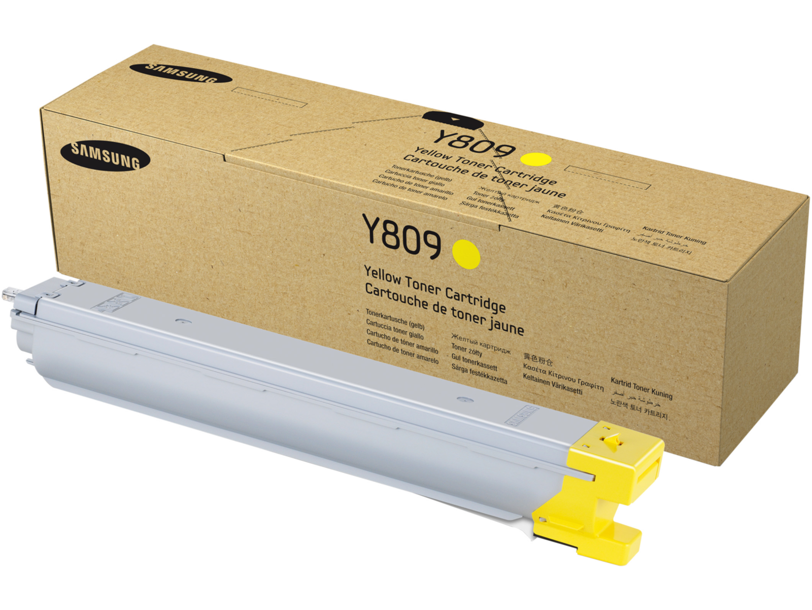 Yellow Samsung Y809 Toner Cartridge - CLT-Y809S, 15K Page Yield