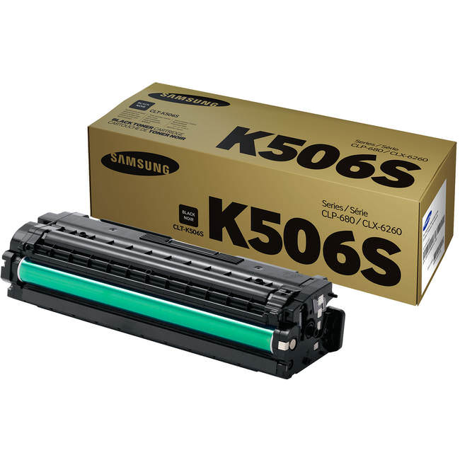 Samsung K506 SU180A Toner Cartridge, (CLT-K506S/ELS), 2K Page Yield