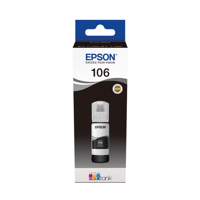 Epson 106 Ecotank Black Ink Bottle - T00R1